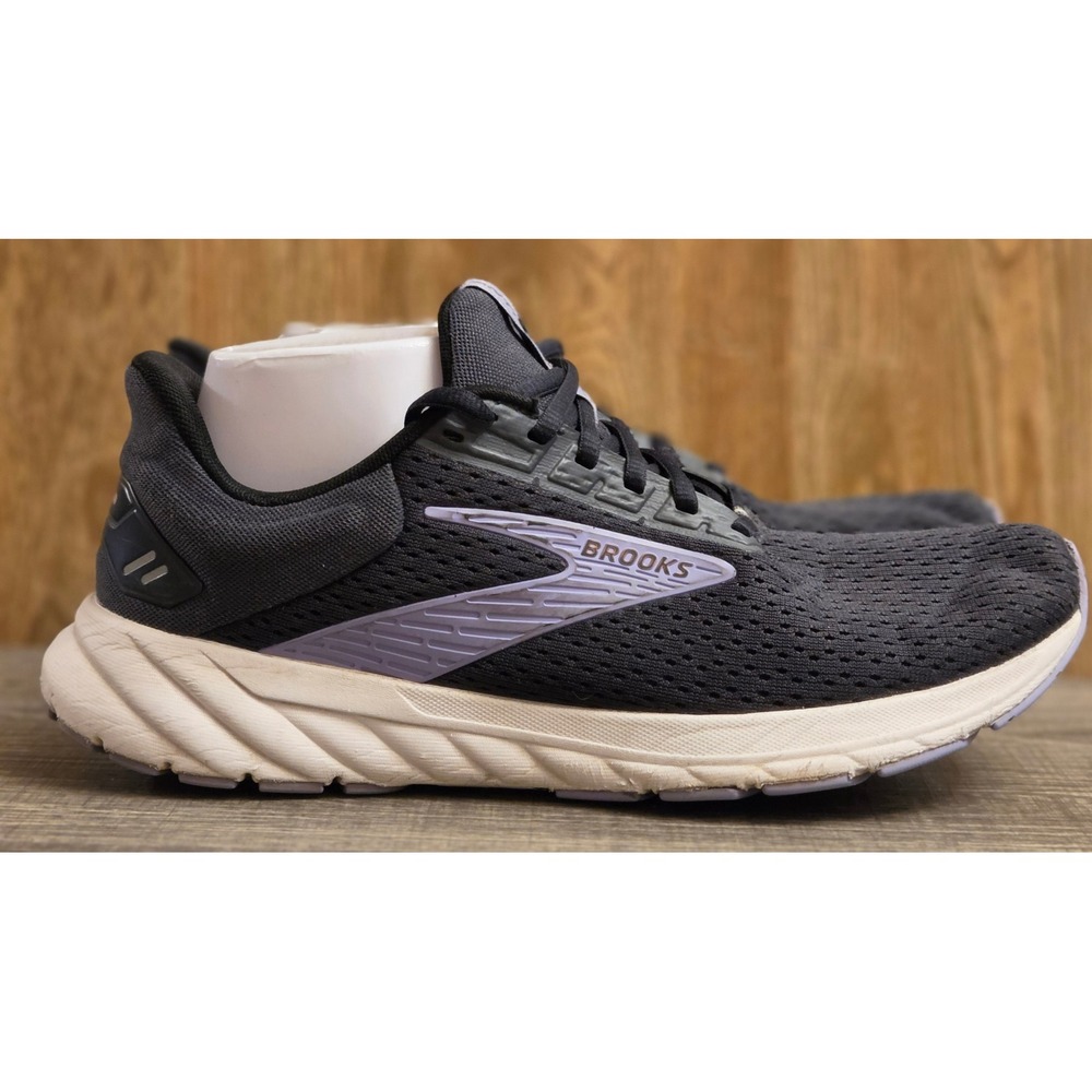 Brooks Anthem 6 Running Sneakers Shoes Womens Size 10.5 Black Purple